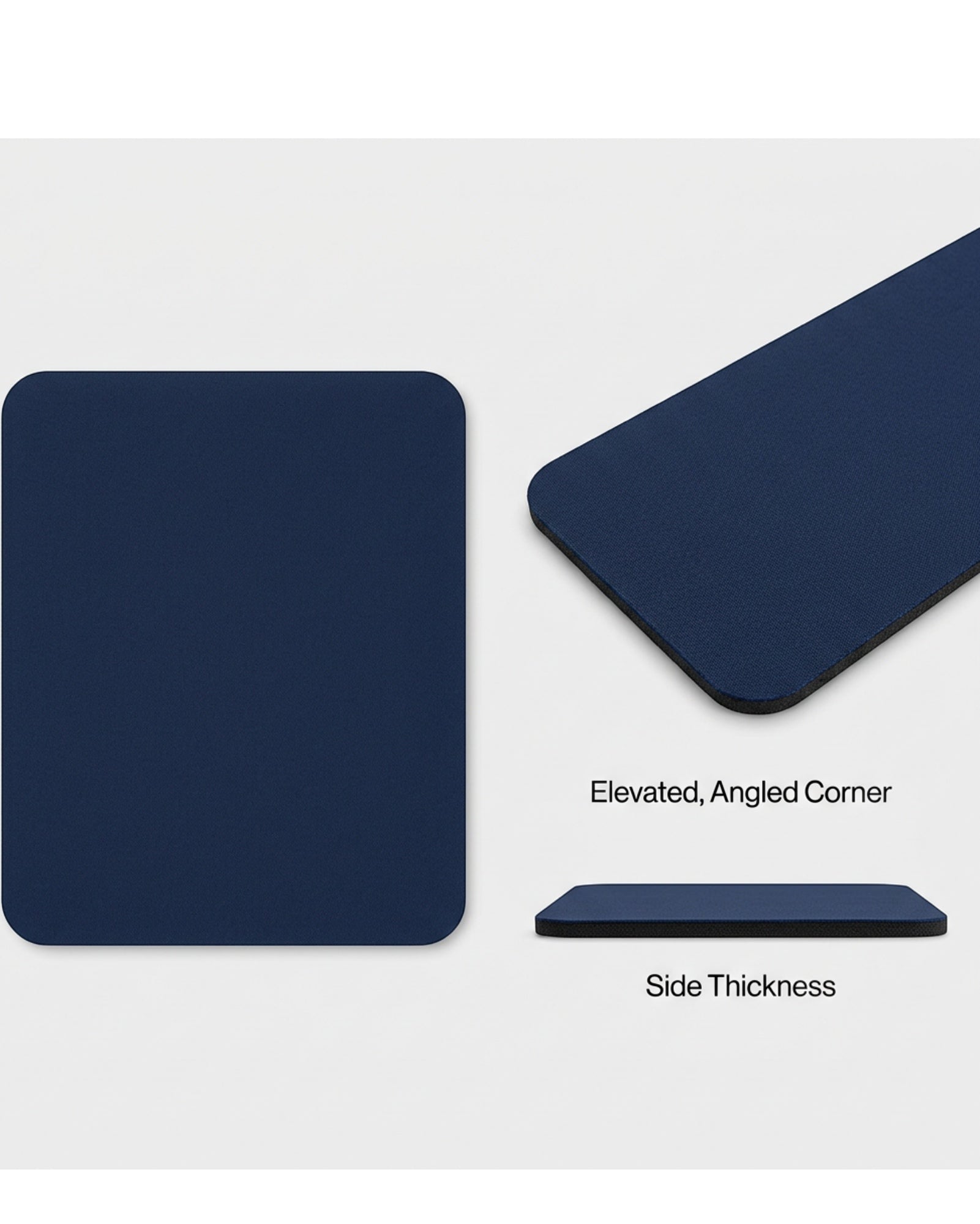 Laye Compact Mouse Pad Navy 10 x 8 in