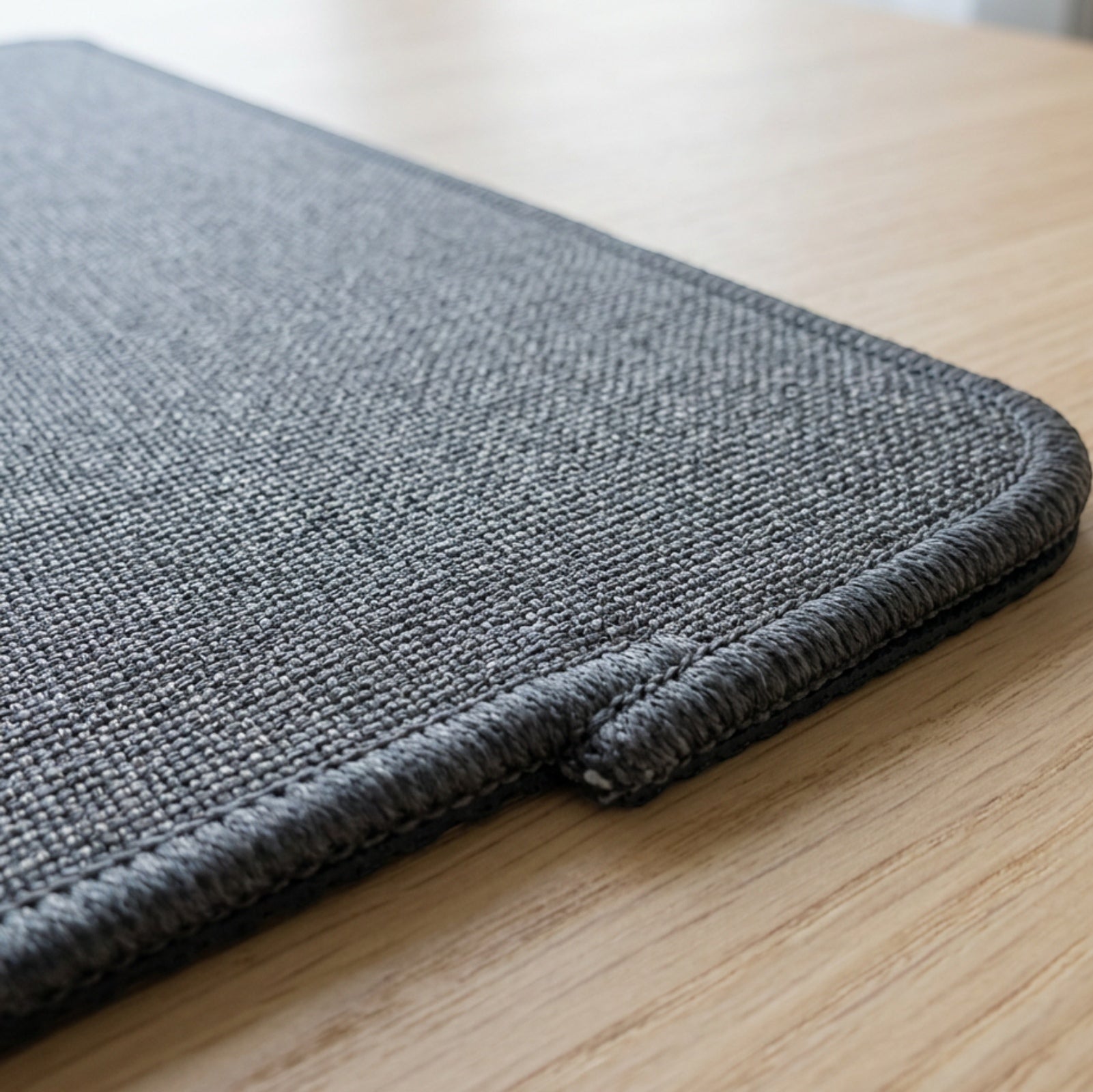 Laye Extended Desk Mat Charcoal 31 x 12 in