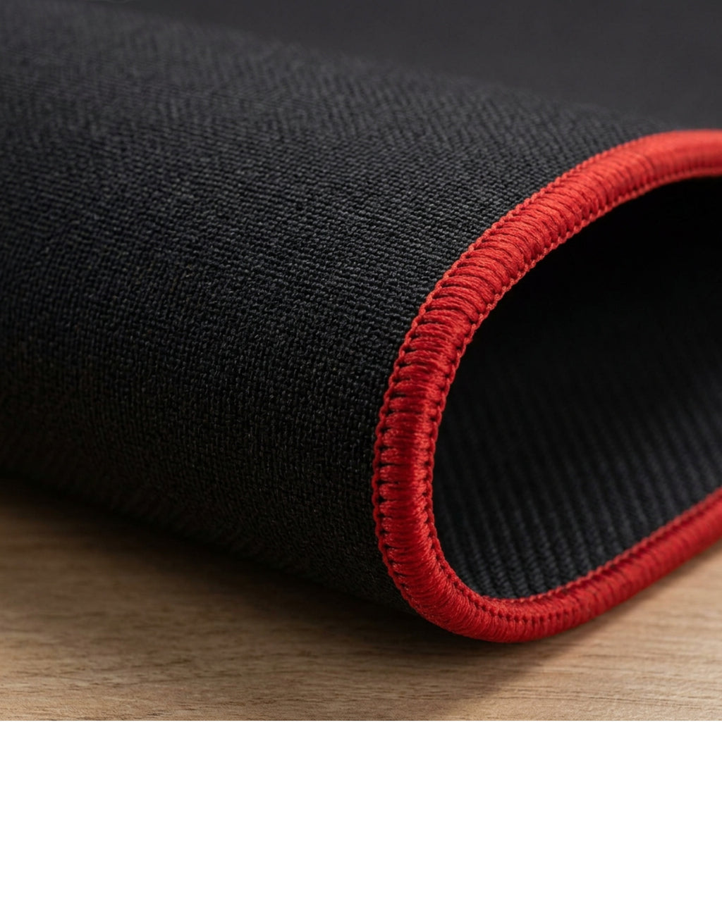 Laye Gaming Desk Mat Red Black 35 x 16 in