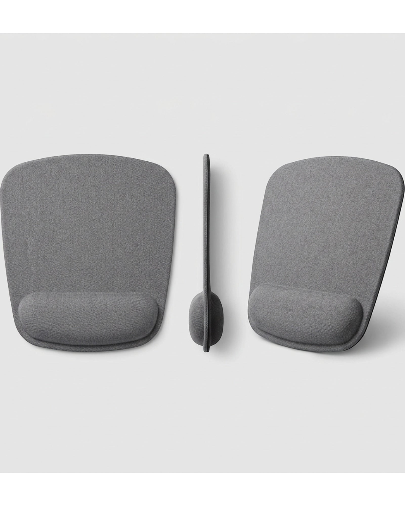 Laye Wrist Rest Mouse Pad Gray 9 x 8 in